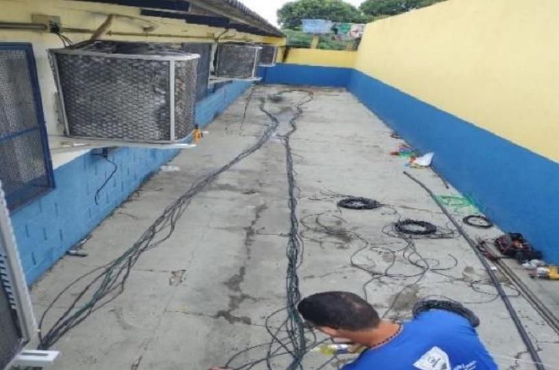 Escolas e CMEIs passam por reformas e manutenção durante as férias escolares