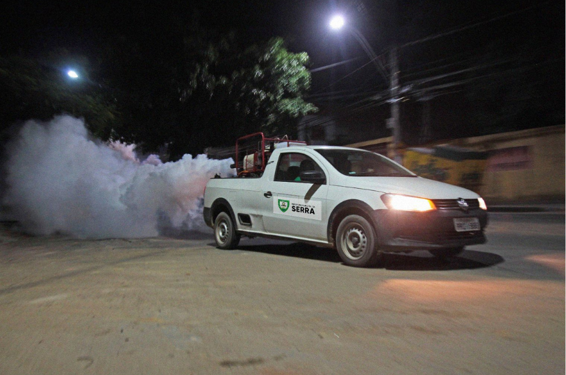 Fumacê em 40 bairros da Serra nesta semana