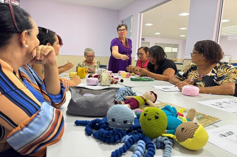Serra oferece oficina de amigurumi para mulheres