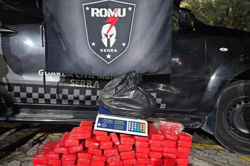 Guarda Municipal apreende mais de 70 quilos de substância similar a maconha
