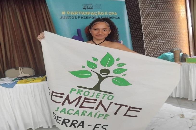 Adolescente da Serra é eleita representante do Conselho Nacional da Criança e do Adolescente