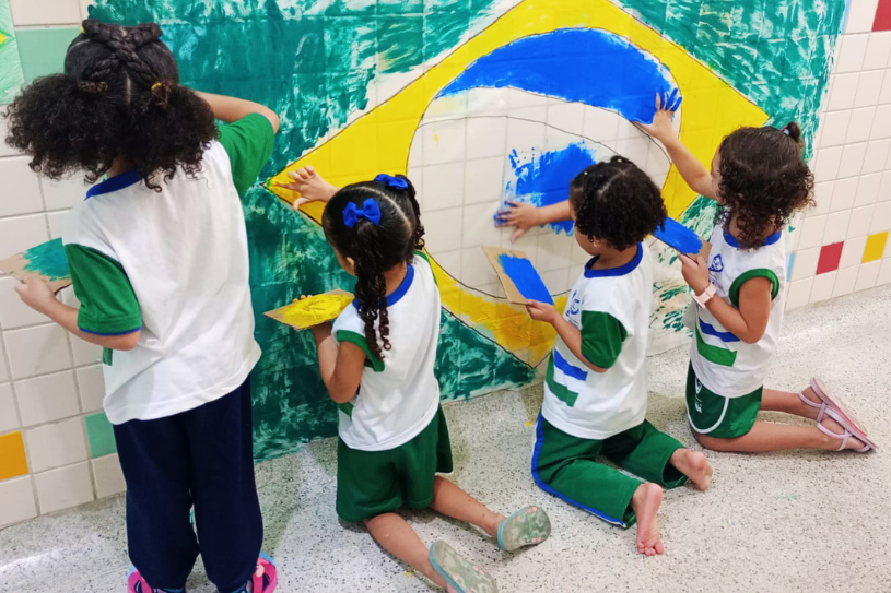 Copa do Mundo: crianças da educação infantil aprendem e se divertem