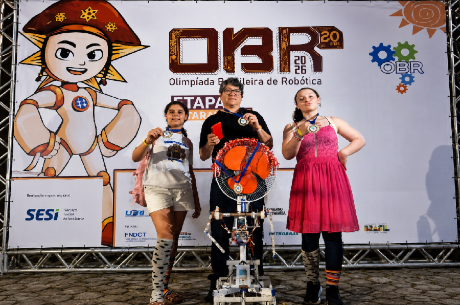 Da Serra para o Brasil: adolescentes conquistam ouro em robótica