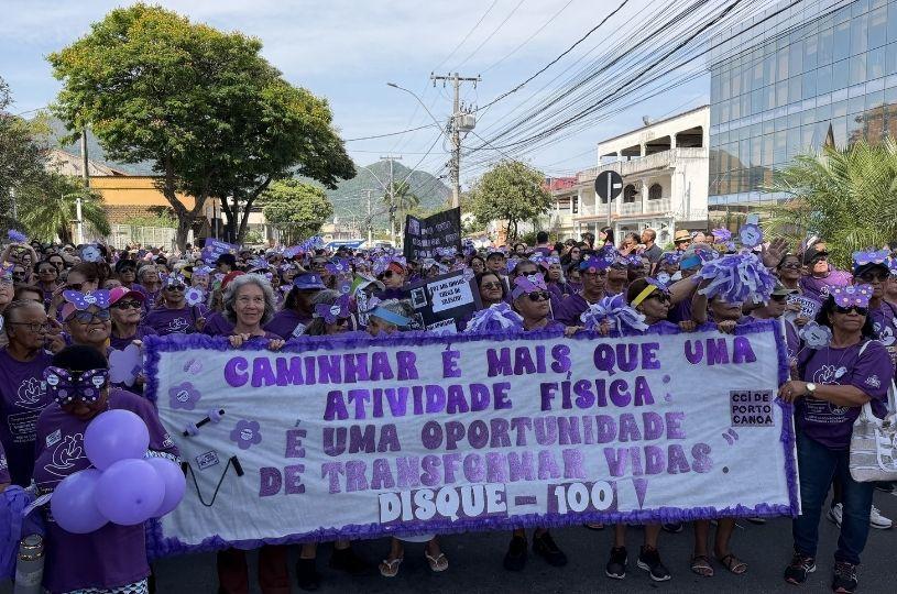 Serra reúne comunidade em caminhada pelos direitos da pessoa idosa