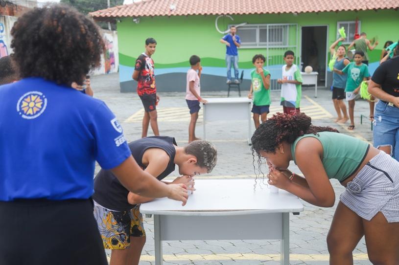 Serra prepara semana especial para crianças com futebol de sabão, esportes e brincadeiras